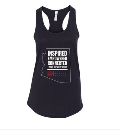 Black tank top Inspired empowered connected